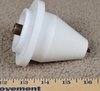 Antenna Base or feedthrough insulator teflon with silver plated conductor