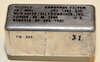 bandpass filter 10.7MHz  293-1292-030  Filtronetics  5915-00-595-7937