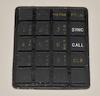 Harris RF-5000 keypad rubber cover well used