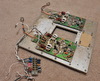 Military Pyranha Jammer RF amplifier assembly has 2 amplifiers missing transistors