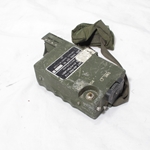 PRC-112 Survival Radio for repair, knob missing, puncture in front