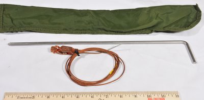 Harris PRC-138 and other Ground stake, cable, and pouch un-used