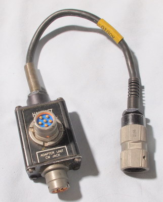 Harris PRC-150(C) Audio Handset Adapter Cable 10372-1230