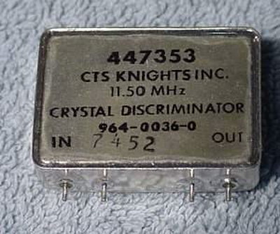 11.5MHz Crystal Discriminator 447353 new