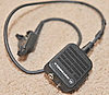 Motorola noise cancelling Speaker mic NMN6228C for HT1000, MTS, XTS, MTX, MT, etc. (cable strain relief plasic crumbling)