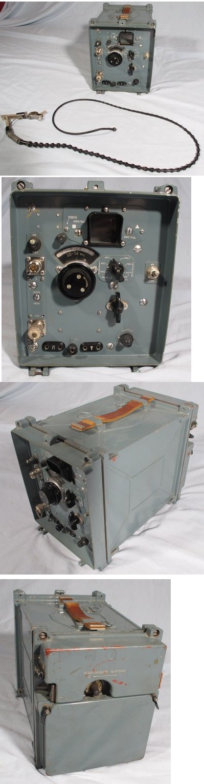 Russian P-323 R-323 20-100MHz receiver with collapsible whip antenna, extremely nice build!