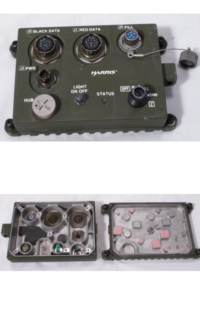 Harris KGV-72 Dummy Data Unit Demilled for Display Only no parts inside