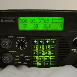 Harris RF-5022 125Watt HF Transceiver with RT and Amplifier and Interconnect Cables